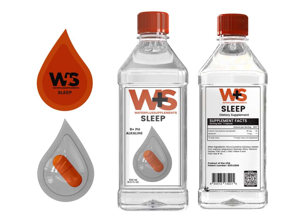 Water Plus Supplements – Complete Variety Trial Box (20 Bottles) (5 Energy • 5 Immunity • 5 Multivitamin • 5 Sleep)